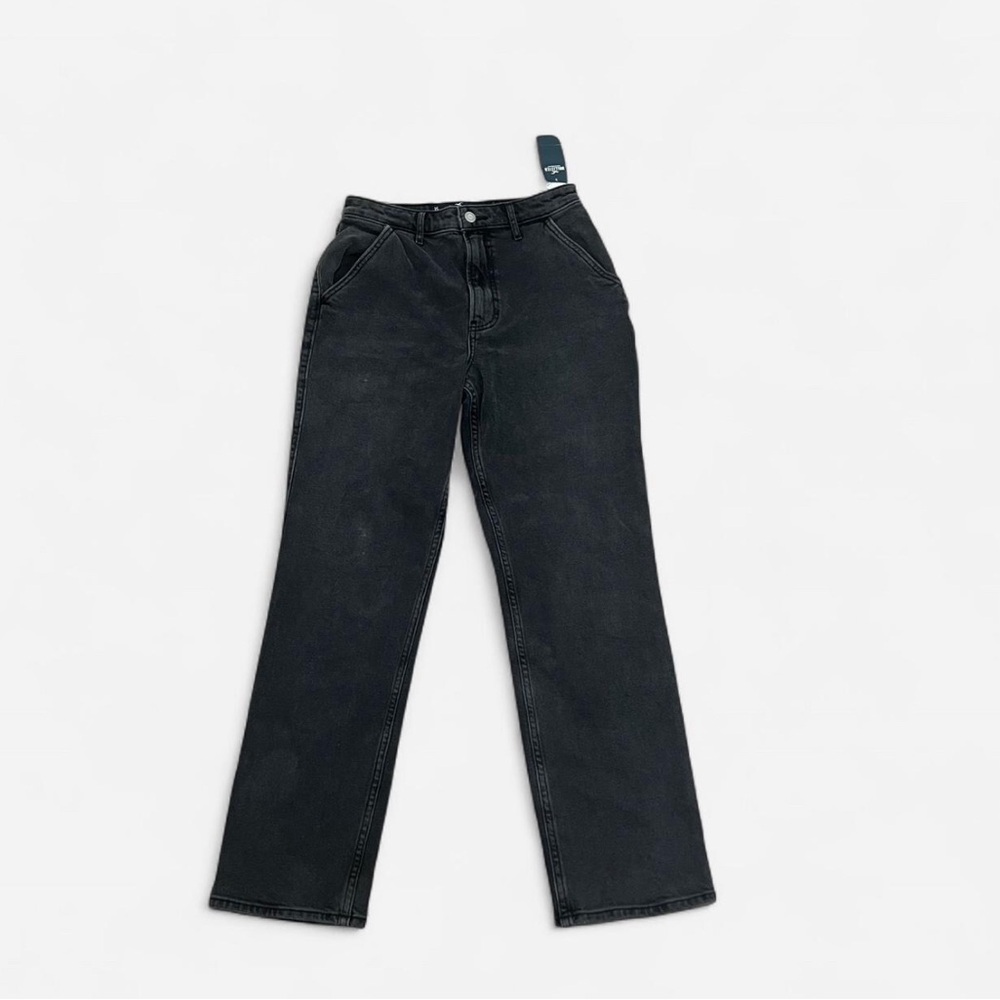 Hollister Black Straight-Leg Jeans
